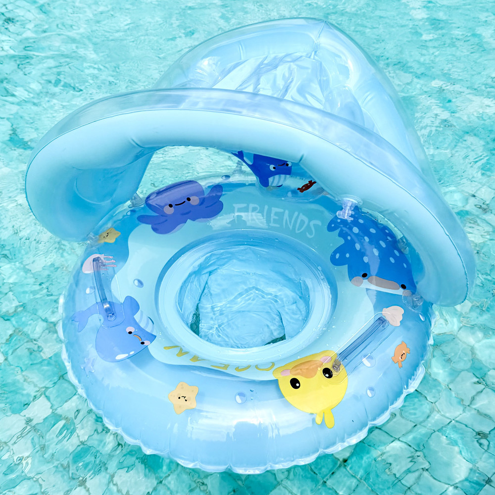 1Pcs Sunshade Swim Ring Inflat – Pull Buoy Swimming Bewertung und Preis