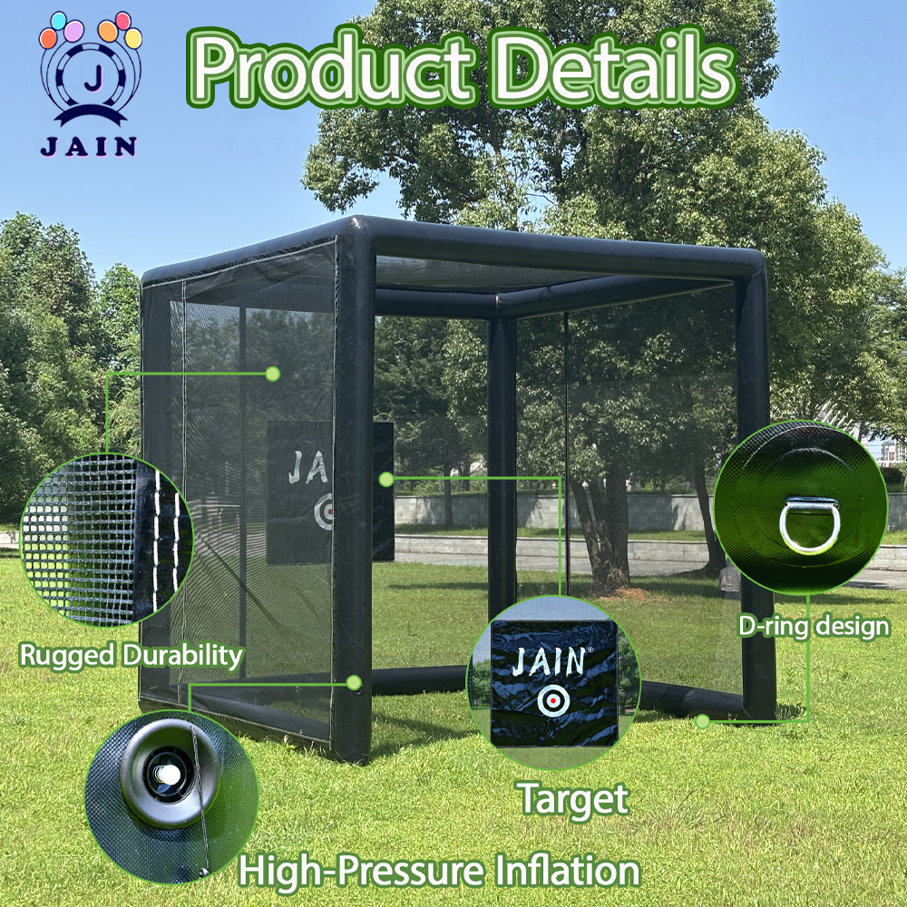 Stock! PVC Inflatable Golf Sim – Sports Equipment Rental Bewertung und Preis