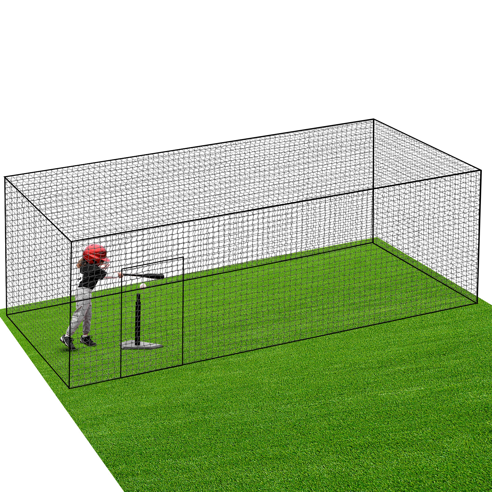 Baseball Batting Cage Net with – Sports Equipment You Hit Bewertung und Preis