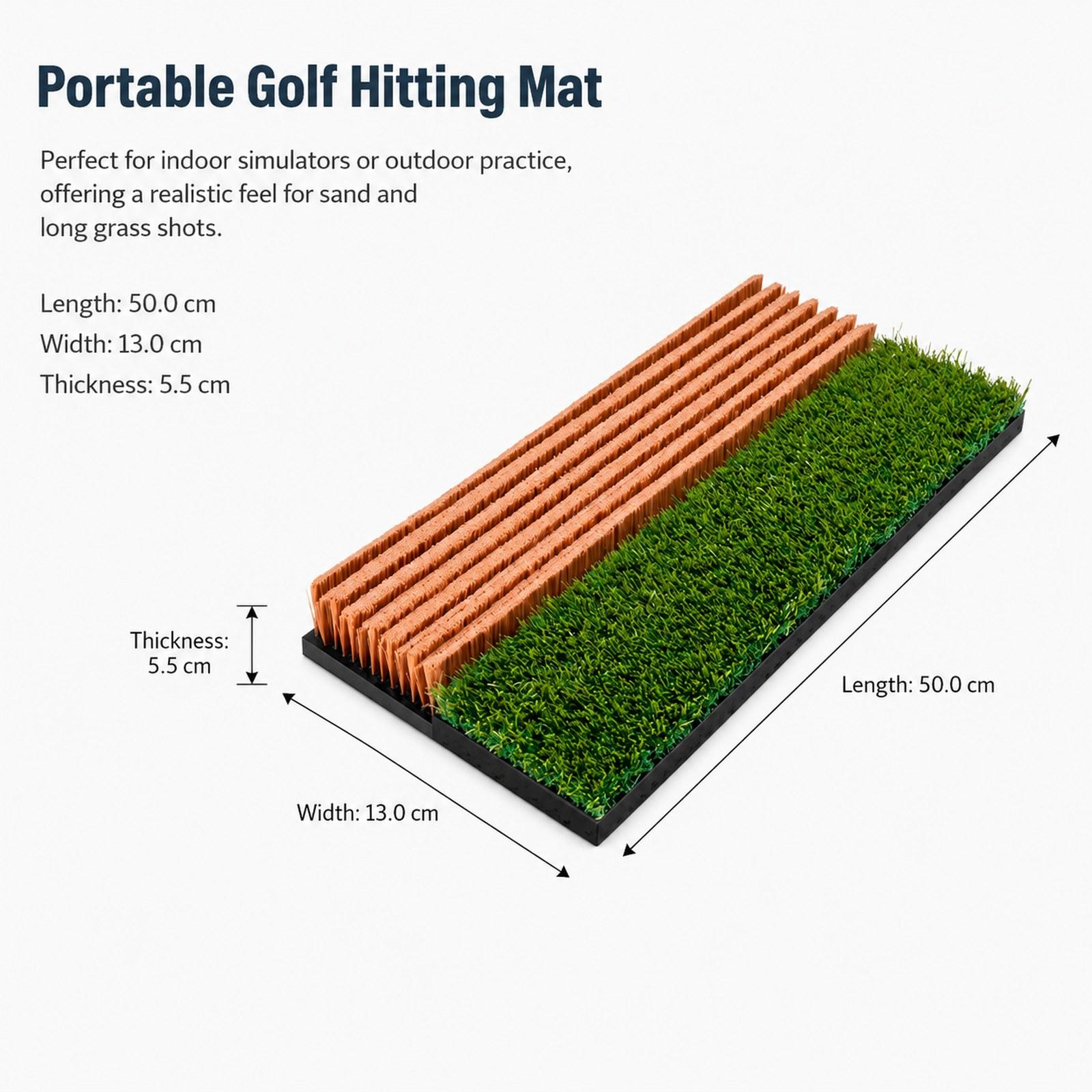 Golf Hitting Mat Realistic Tur – Sports Equipment You Hit Bewertung und Preis