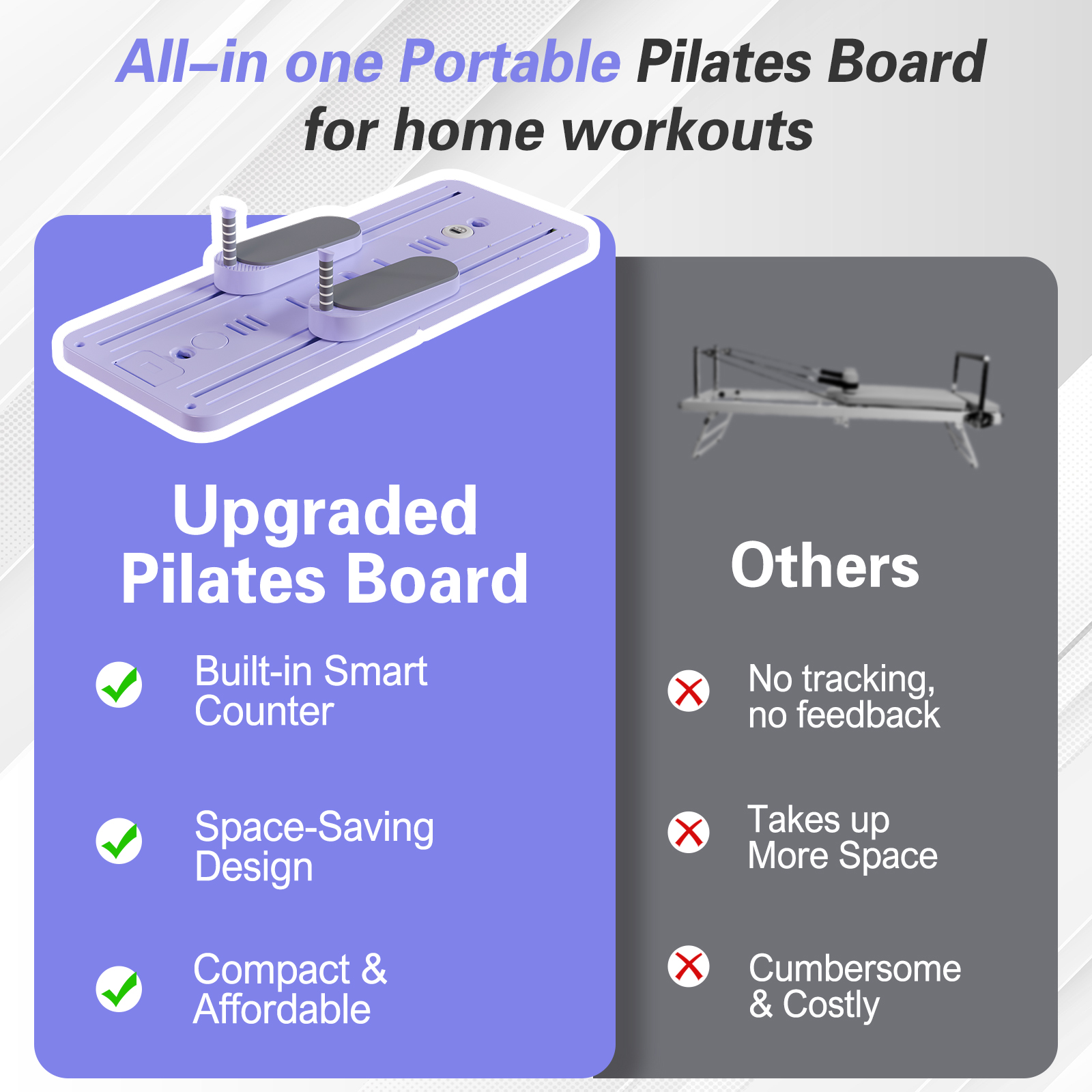 Foldable Pilates Bar Ab Board  – Sports Equipment Near Me Bewertung und Preis